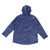 Men Rain Jacket Waterproof Windbreaker Running Cycling Hiking Gear Hood Lightweight Reflective Blue XXL