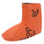 Golf Putter Headcover Orange Sailor's Hat Pattern PU Waterproof Surface Thickened Fleece Lining Magnetic Closure Putter Protective Covers L Shaped