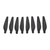 8Pcs Drone Propellers Carbon Fiber Lightweight Drone Blades Replacement for Mini 3 Black