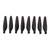 8Pcs Drone Propellers Carbon Fiber Lightweight Drone Blades Replacement for Mini 3 Black