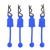 4Pcs 1/10 RC Car Clips Pins Universal Car Shell Bolt Latch Clip Replacement Model Car Shell AccessoryDark Blue