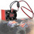 Aluminum Alloy 540/545/550 Motor Heat Sink Radiator with Single Cooling Fan for 1/10 RC Hobby Model CarRed