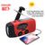 Emergency Hand Crank Radio with LED Flashlight, Portable Weather Radio with USB Charged & Solar Power for Camping