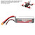 ZOP POWER 3S 11.1V 6000mAh 45C Rechargeable LiPo Battery with XT60 Plug (6000mAh 45C)