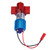 Speed Change Gear Box Metal Gearbox With 370 Brush Motor for WPL 1633 RC Car (Red)