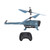 Remote Control Helicopter 3.5 Channel Intelligent Obstacle Avoidance Blue Remote Control Helicopter