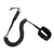 Surfboard Leash High Elasticity TPU Black Adjustable Coiled Surfing Leg Rope for Paddleboards Longboards11ft/3.35m