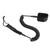 Surfboard Leash High Elasticity TPU Black Adjustable Coiled Surfing Leg Rope for Paddleboards Longboards11ft/3.35m