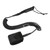 Surfboard Leash High Elasticity TPU Black Adjustable Coiled Surfing Leg Rope for Paddleboards Longboards11ft/3.35m