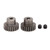 2PCS/Set RC Metal Pinion Motor Gear Set for HSP 94107 94111 94123 94170 1/10 RC Car23T