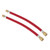 2pcs Bike Pump Extension Hose Increasing 16.6cm/6.5in Length Nylon Copper Materials Double Valve Design Inflator Tube