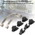 Aluminium Alloy Shock Absorber Accessory Fit for WPL B4 24 1/16 RC CarBlack