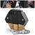 Multitool Keychain Hex Portable Stainless Steel Multifunctional Folding Knife with Key Chain for Outdoor Brass