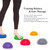 PVC Inflatable Half Yoga Balls Massage Point Fitball Exercises Trainer Fitness Balance Ball