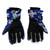 Outdoor Skiing Gloves Anti Slip Thickened Thermal Gloves Cycling Waterproof Touchscreen Full Finger Gloves Blue