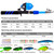 1.8m Children Fishing Pole Ultralight Fishing Rod Ultralight+Fishing Reel+Fishing Lures Fishing Tackle Storage Bag