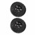 2Pcs RC Wheels Metal Remote Control Car Tires Replacement Parts for Axial SCX24 90081Black