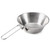 2pcs Lixada 260ml Stainless Steel Bowl with Foldable Handle for Outdoor Camping Hiking Backpacking Picnic
