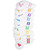 Golf Iron Cover Leather Golf Iron Head Covers Headcover Colorful Number EmbroideredWhite