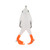 Double Propeller Frog Lures Flexible Thick Durable Artificial Simulation Fishing Baits7#