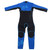 Swimwear Long Sleeve Surfing Diving Suit Swimming Bath Wetsuit for Children(black&blue XXL)