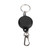 60cm Steel Wire Rope Retractable Key Chain Stretching Keys Clasp Anti Lose Keyring (5pcs)