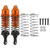 2Pcs 104mm RC Aluminium Alloy Shock Absorber Damper for TRAXXAS SLASH 2WD 1/10 RC CarsOrange