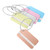5Pcs Aluminum Alloy Metal Baggage Luggage Suitcase Tag Address ID Identity Card for Travel