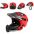 Kids Detachable Full Face Helmet Children Sports Safety Helmet for Cycle Skateboarding Roller Skating