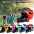 Kids Detachable Full Face Helmet Children Sports Safety Helmet for Cycle Skateboarding Roller Skating
