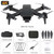 S68 RC Drone with Camera 4K Wifi FPV Dual Camera Drone Mini Folding Quadcopter Toy for Kids with Gravity Sensor Control Headless Mode Gesture Photo Video Function