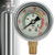 M10x1 Tooth 1/8NPT Back Thread Stainless Steel Pressure Gauge for 40MPA Inflator Shockproof