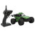 1/16 High Speed Remote Control Car 2.4G Alloy RC Car Model Toy for Children Kids Gift Green Dual Battery