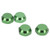 4Pcs 17mm Hex Wheel Nut Aluminum Alloy Dustproof Mount Caps for 1/8 RC Car Upgrade AccessoriesGreen