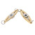 2Pcs Fishing LED Lure Light Eye Shape Blue Light Color Bait Underwater Lure Lamp