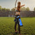 Archery Arrow Quiver Holder 3 Tubes Back Waist Shoulder Bag Pouch Bow Target(blue)