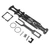 RC Car Chassis Professional Light Weight High Strength Carbon Fiber Chassis Kit for 1:10 RC Drift Car Black
