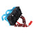 RC Motor Heatsink Set Aluminum Alloy and Plastic with Two Horizontal Fans RC Motor Heat Sink Fan for 36mm Diameter Motor Blue