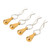 4Pcs Metal RC Car Body Clips with Pull Tabs for 1/8 1/10 Remote Control Car Upgrade Parts Gold
