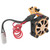 RC Model Car Motor Cooling Fan Heatsink with Thermal Sensor for 540 550 3650 3660Golden