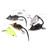 6 pcs 5.5cm/10.5g Sequin Artificial Frog Fishing Lures Hard Baits with Hooks Fish Tackle Accessories