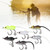 6 pcs 5.5cm/10.5g Sequin Artificial Frog Fishing Lures Hard Baits with Hooks Fish Tackle Accessories