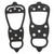 1 Pair 8Tooth Outdoor Snow Walking Nail Crampons AntiSlips Ice Shoes Spikes Covers(L )