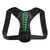 Posture Corrector Belt with Green Arrow Plastic Fish Bone Support Humpback Seated Corrector for Home Black L