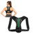 Posture Corrector Belt with Green Arrow Plastic Fish Bone Support Humpback Seated Corrector for Home Black L