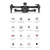 Remote Control Drone with Dual Camera 4K Foldable Headless Quadcopter with Obstacle Avoidance Function Optical Flow Positioning Gesture Photography with Storage Box