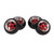 4 Pcs RC Drift Tire High Abrasion Resistance Strong Cushioning Easy Installation RC Car Tires for 1/28 RC Car Red
