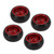 4 Pcs RC Drift Tire High Abrasion Resistance Strong Cushioning Easy Installation RC Car Tires for 1/28 RC Car Red