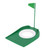 Plastic Green Portable Detachable Golf Practice Putting Cup Training Putter Plate Indoor Trainer Aids for Home Office