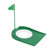 Plastic Green Portable Detachable Golf Practice Putting Cup Training Putter Plate Indoor Trainer Aids for Home Office